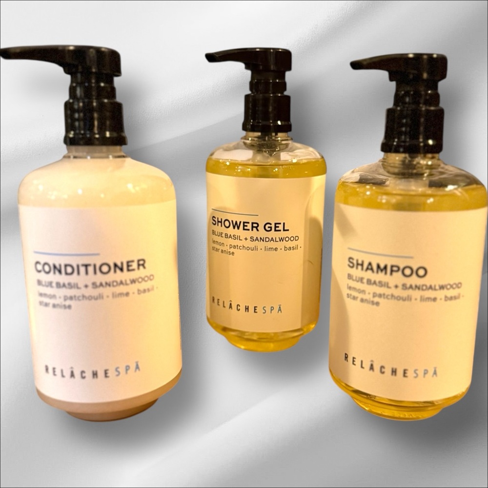 RELÂCHE SPA Blue Basil Sandalwood Boutique Luxury Bath Collection - Picture 3 of 11